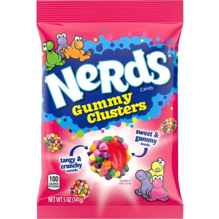Nerds Gummy Cluster Fruity Rainbow  5 oz (141g)