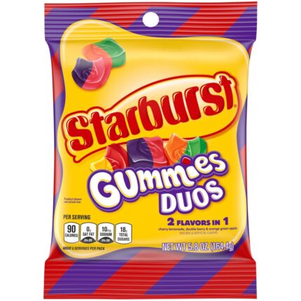 Starburst Duos Gummy Candy 2 in 1 5.8oz (164.4g)