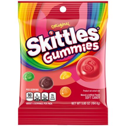 Skittles Original Gummy Candy 5.8oz (165.4g)