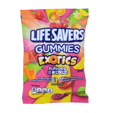Life Savers Exotics Gummy Candy 7oz (198g)