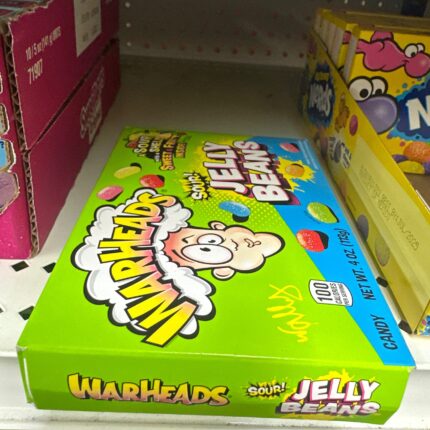 Warheads, Sour Jelly Beans, Box 113g