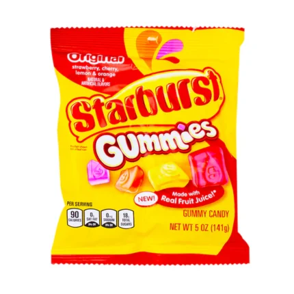 Starburst Gummies Candy Sours 5oz (141g)
