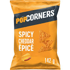 Popcorners spicy cheddar 142g