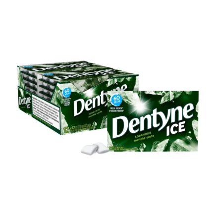 12 Piece Dentyne Ice Spearmint Gum