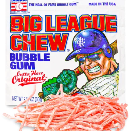Big league chew Bubble gum outta here original 2.12oz (60g)