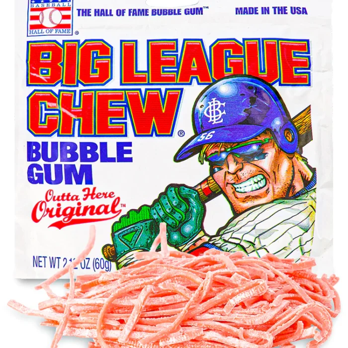 Big league chew Bubble gum outta here original 2.12oz (60g) - Image 1