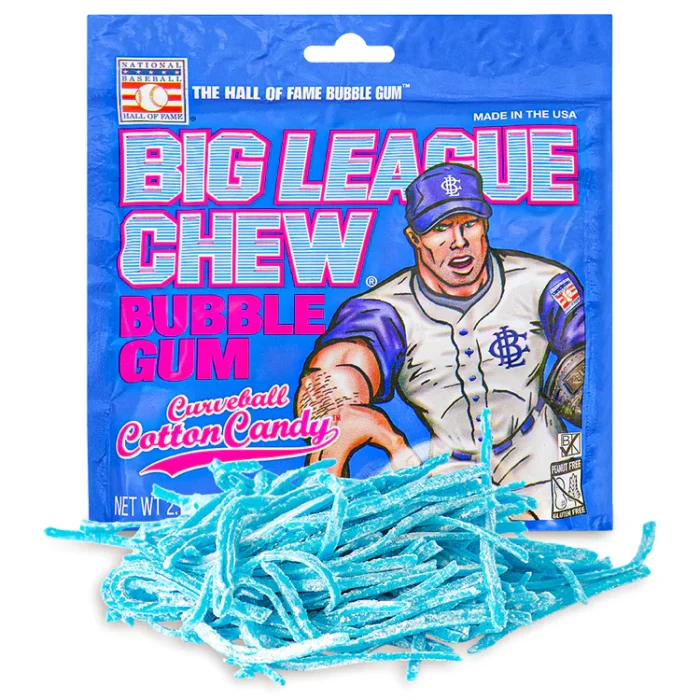 Big league Chew Bubble gum Cotton Candy 2.12oz (60g) - Image 1