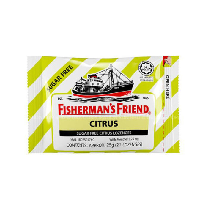 Fisherman's Friend Citrus Gluten free 21.6 g - Image 1