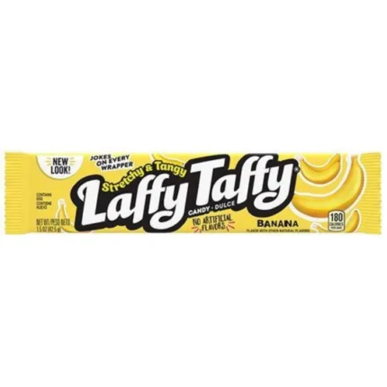 Laffy Taffy candy stretchy and Tangy Banana  1.5 oz(42g)