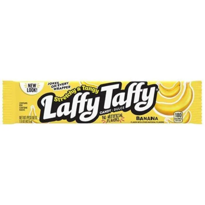 Laffy Taffy candy stretchy and Tangy Banana  1.5 oz(42g) - Image 1