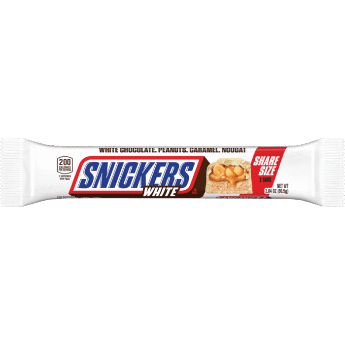 snickers white share size 2.84 oz (80.5g) - Image 1