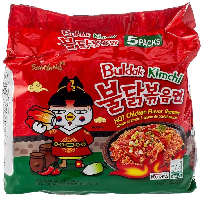 Samyang spicy chicken flavor Kimchi 135 g - Image 1