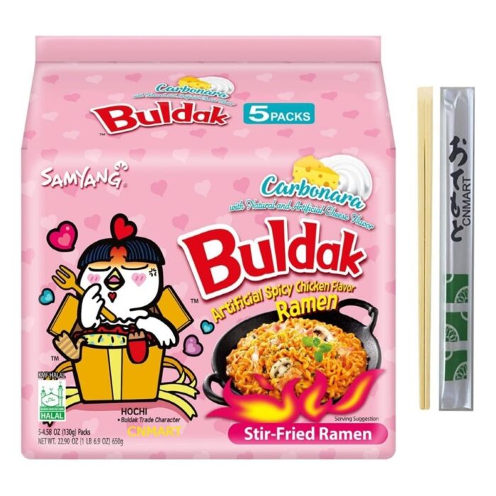 Samyang - spicy chicken buldak creamy carbo 130g - Image 1