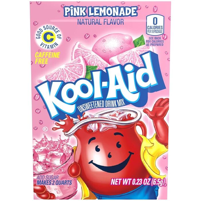 Kool Aid Drink mix packet Pink Lemonade 0.23oz (6.5g) - Image 1