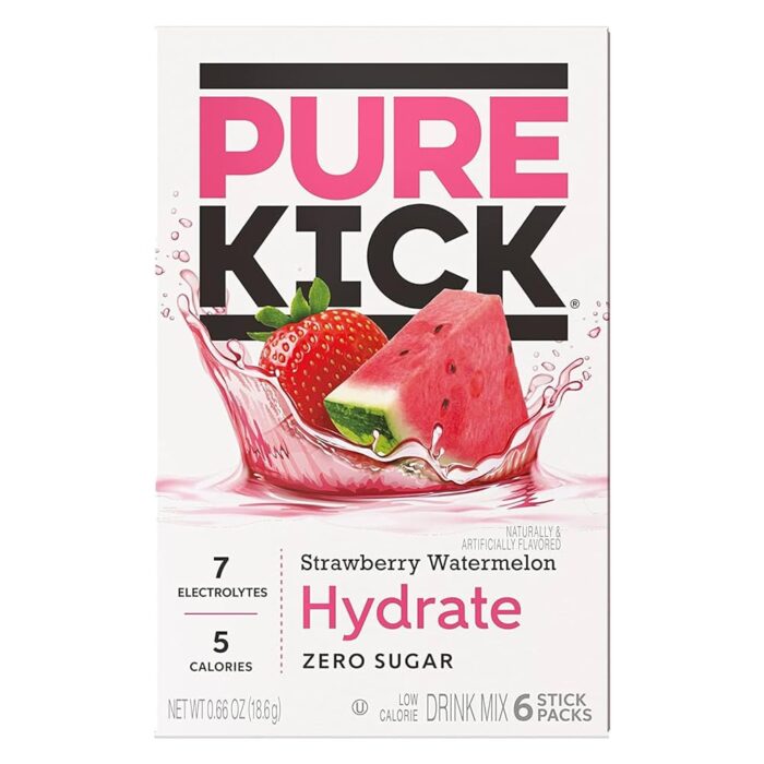 Singles to go drink mix Strawberry watermelon  0.66 oz (18.6g) zero sugar - Image 1