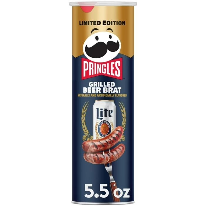 Pringles Grilled Beer Brat 158g - Image 1