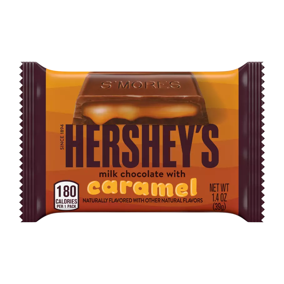 0_34000_45561_4_701_45560_000_Item_Front Hershey's milk chocolate Caramel 1.4 oz(39g) - Image 1