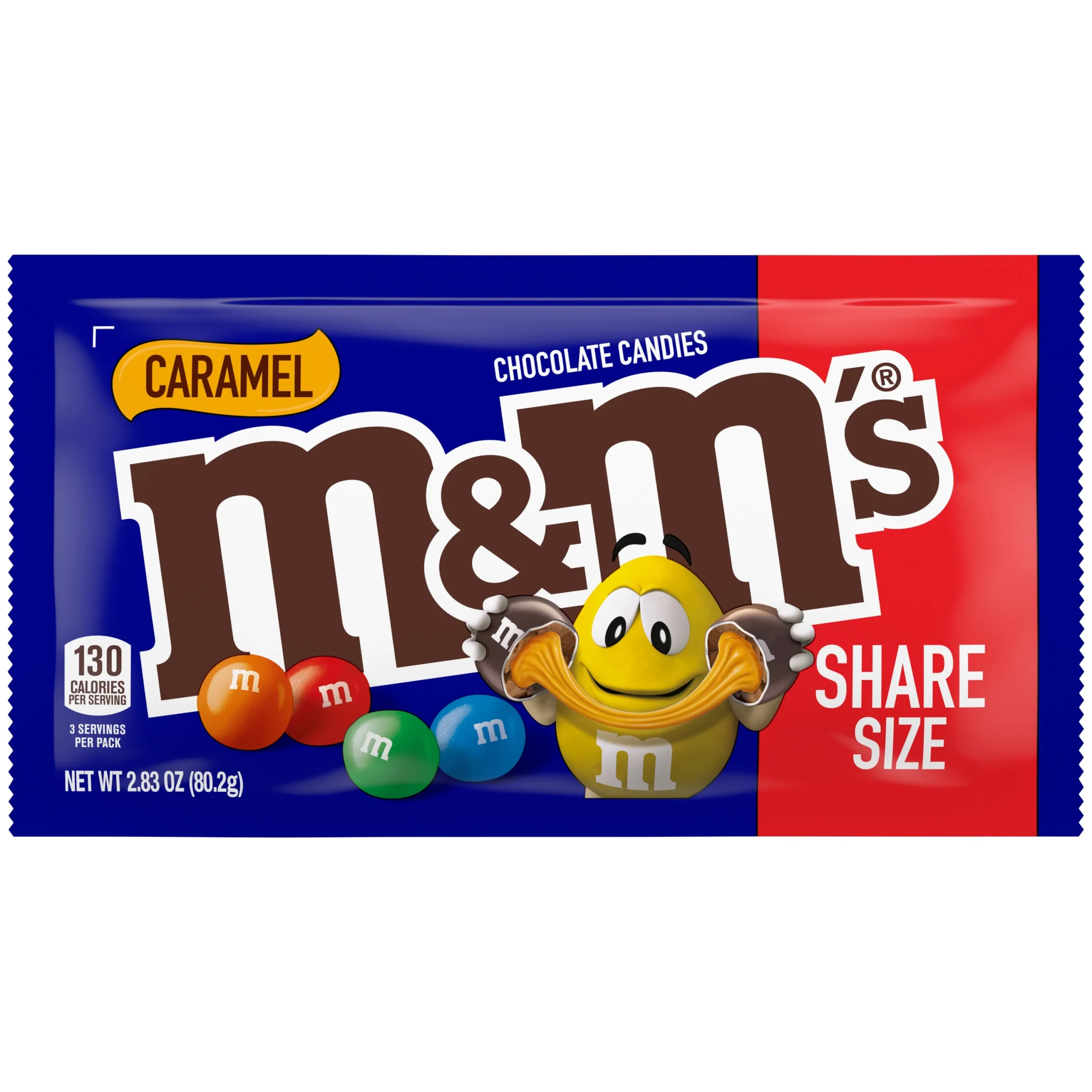 M-M-s-Caramel-Milk-Chocolate-Candy-Share-Size-2-83-oz-Bag_ae276347-789e-47d8-96e6-3e7858c873cb.b1339a6ec7d31cac46441cb1fba77cf0 m & m's Caramel chocolate candies 2.83oz (80.2g) - Image 1