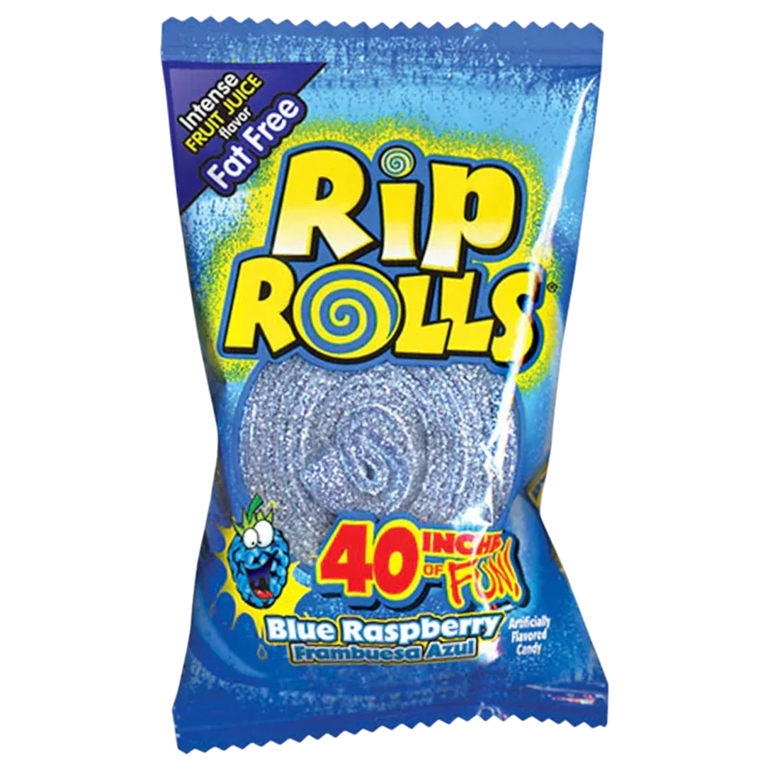 PHOTOROOMTRANSPARENT-Photoroom-2025-02-26T154810.984 Rip Rolls Blue Raspberry 1.4 oz (40g) - Image 1