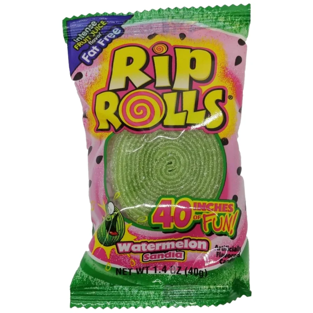 foreign-candy-company-rip-rolls-watermelon-1oz-candy-funhouse-online-candy-shop Rip Rolls Watermelon sandia 1.4 oz (40g) - Image 1
