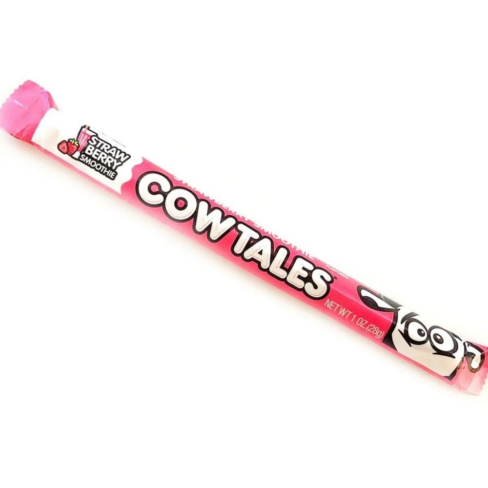 goetze-cow-tales-strawberry-smoothie-candy-funhouse-online-candy-store Cow Tales Strawberry smoothie 1 oz (28g) - Image 1