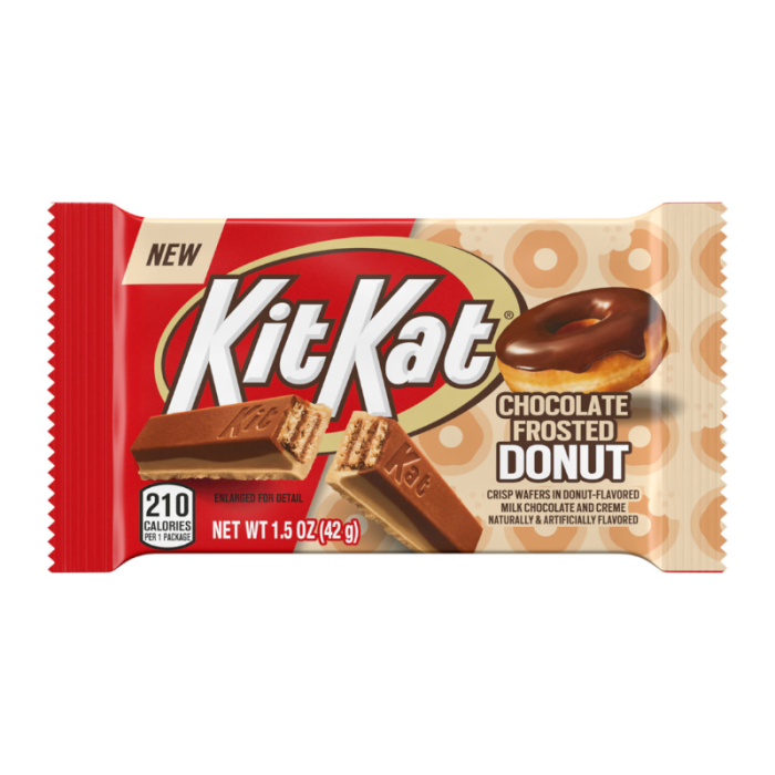 kit-kat-chocolate-frosted-donut-1.5oz Kit kat Chocolate frosted donut 1.5 oz (42g) - Image 1