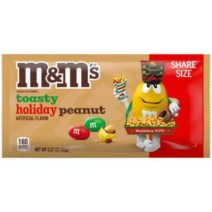 m & m's toasty holiday peanut 3.27 oz (92g)