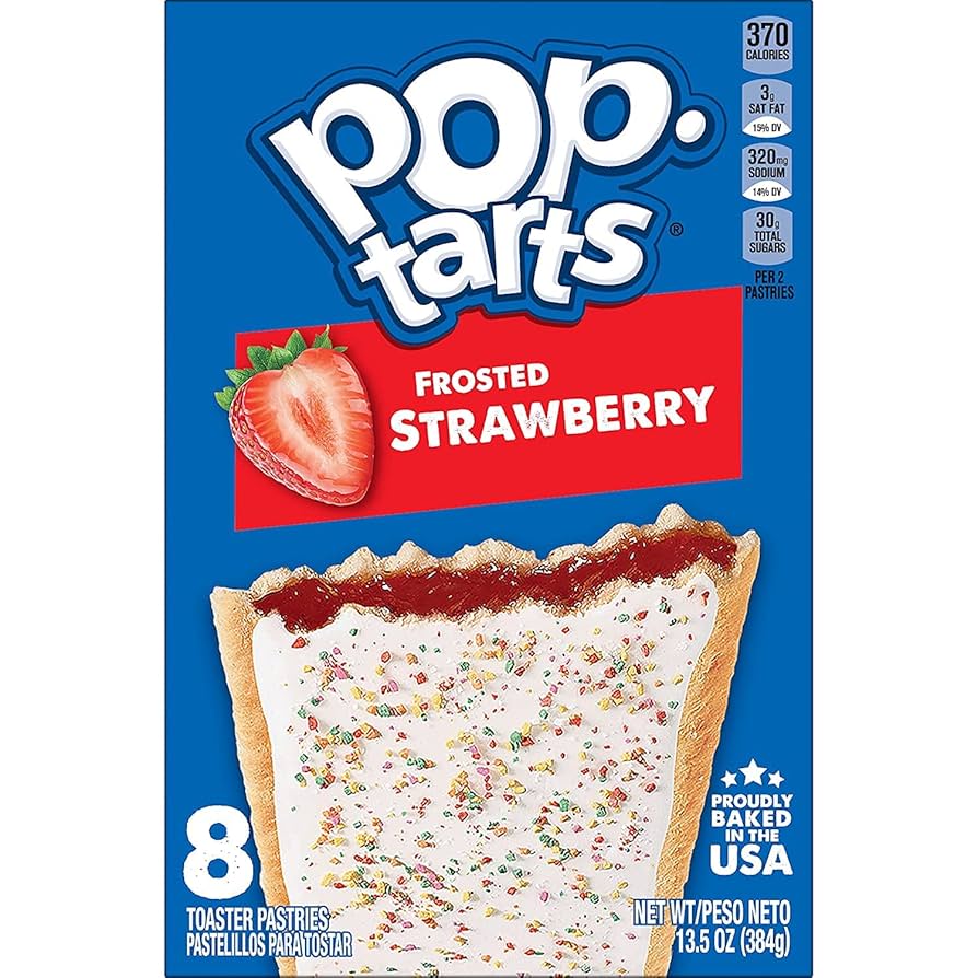 10 Pop tarts frosted strawberry 13.5 oz 384g - Image 1