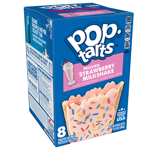3 Pop tarts frosted strawberry milkshake 13.5 oz 384g - Image 1