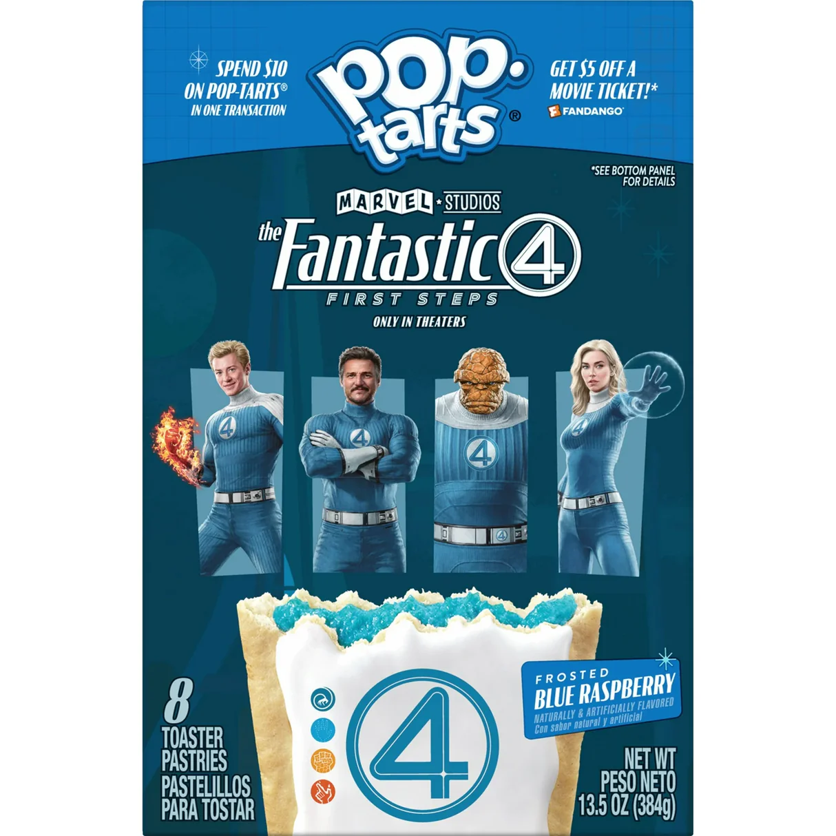 9 Pop tarts frosted marvel Fantastic 13.5 oz 384g - Image 1